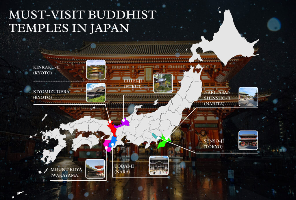 must visit buddhist temples in japan