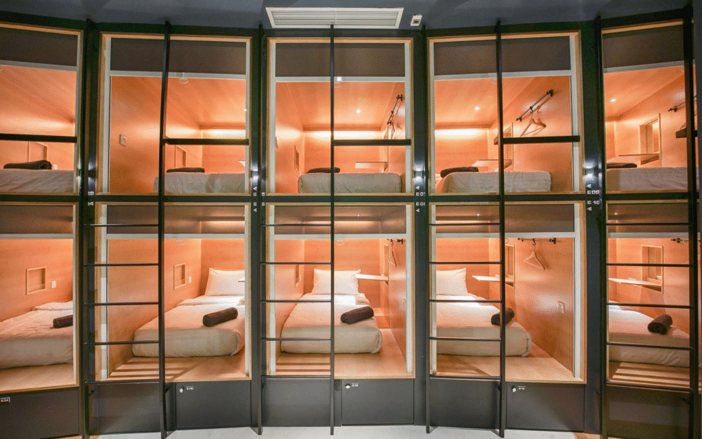 Capsule Hotels and Hostels