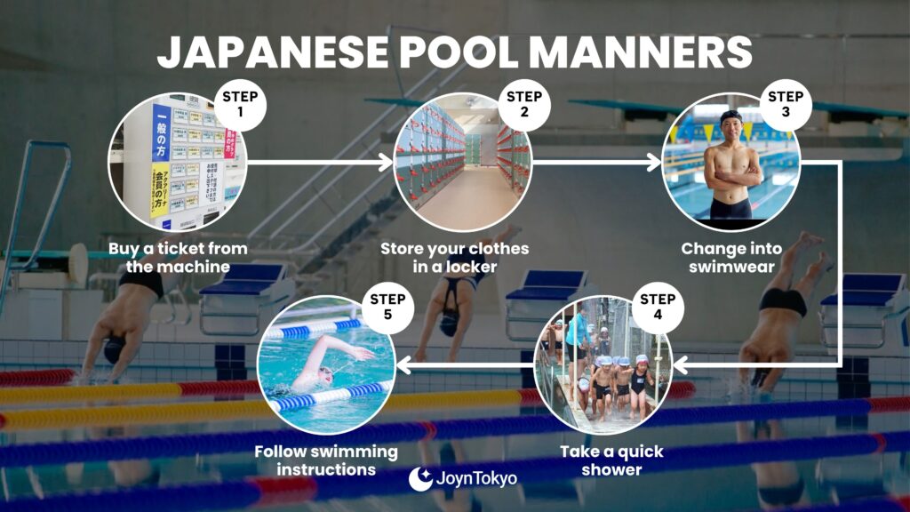 Japanese pool manners for first timer