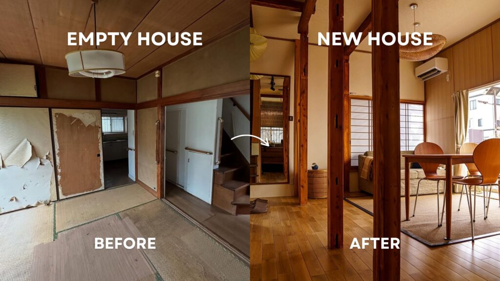 Renovating empty house in japan by Anton Wormann Swedish person