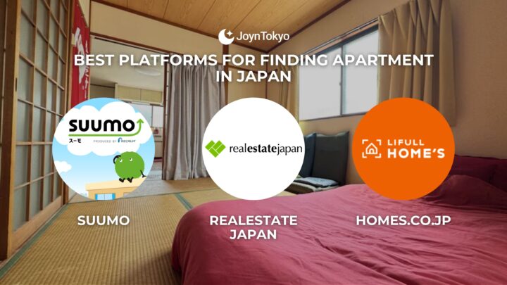 Platforms for finding apartment in Japan