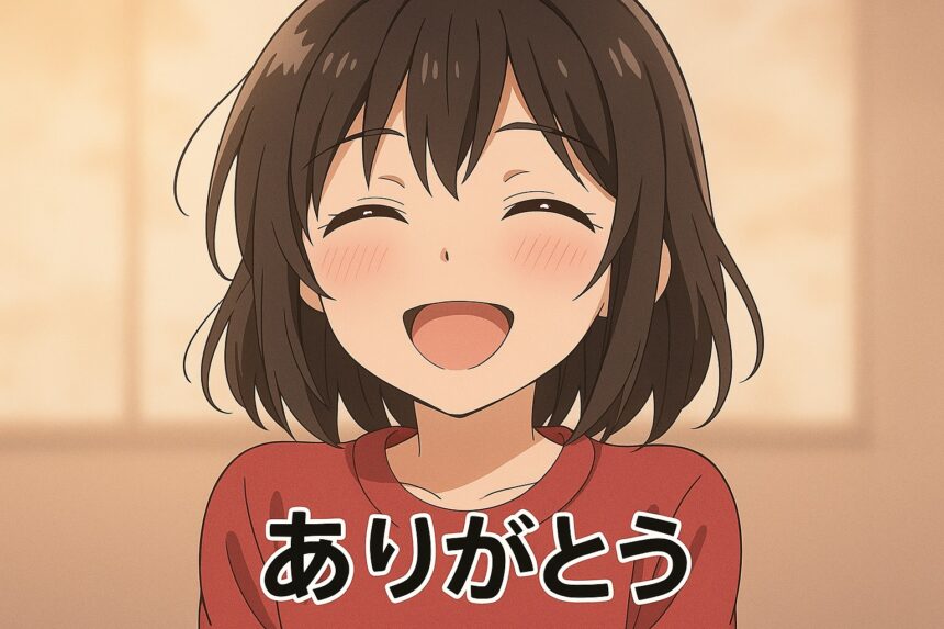 casual way of saying thank you in japanese - ARIGATOU
