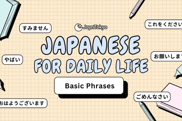 japanese for daily life