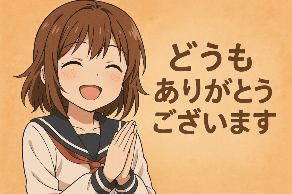 polite thank you in japanese